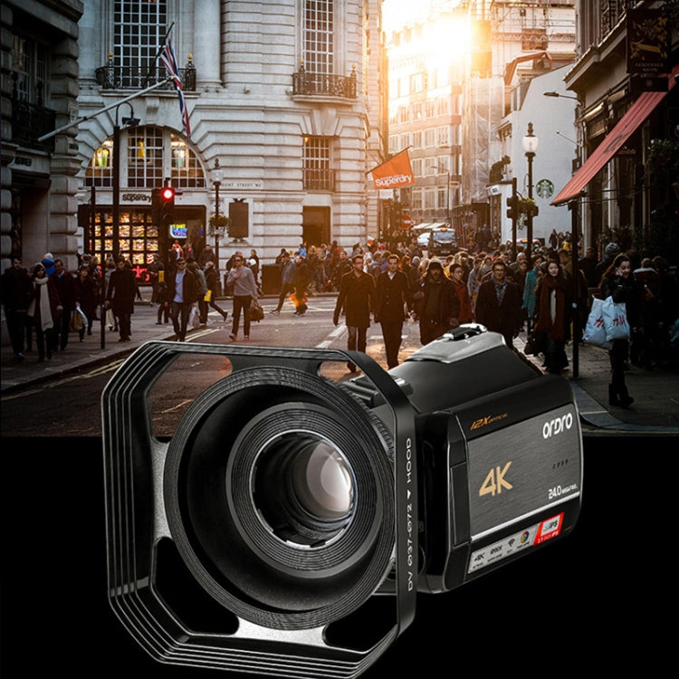 ORDRO AC5 4K HD Night Vision WiFi 12X Optical Zoom Digital Video DV Camera Camcorder, Standard, Standard + Microphone, Standard + Microphone + Handheld Stand, Standard+ Microphone + Fill Light ORDRO AC5 4K HD Night Vision WiFi 12X Optical Zoom Digital Video DV Camera Camcorder, Standard, Standard + Microphone, Standard + Microphone + Handheld Stand, Standard+ Microphone + Fill Light